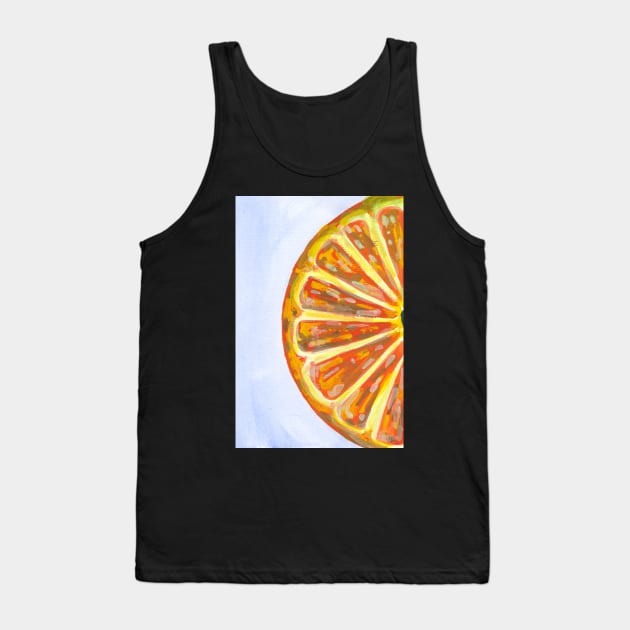 Orange Fruit Slice Tank Top by ZeichenbloQ